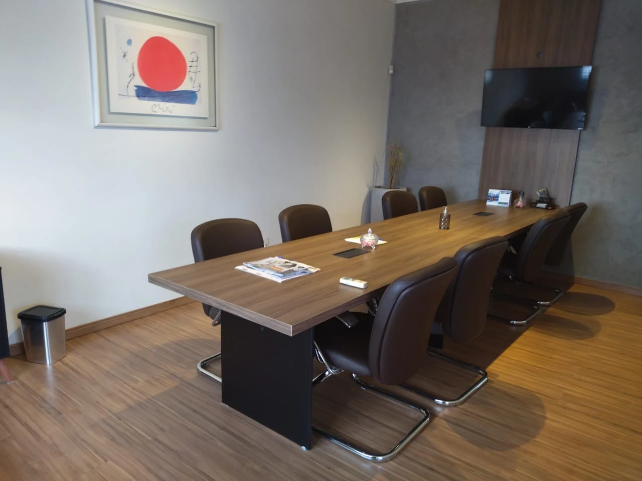 Sala de reunião na ACIP onde a Wave recebe clientes
